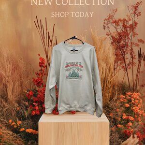 Griswold & Co. Christmas Tree Farm Embroidered Sweatshirt Gildan Sweatshirt…